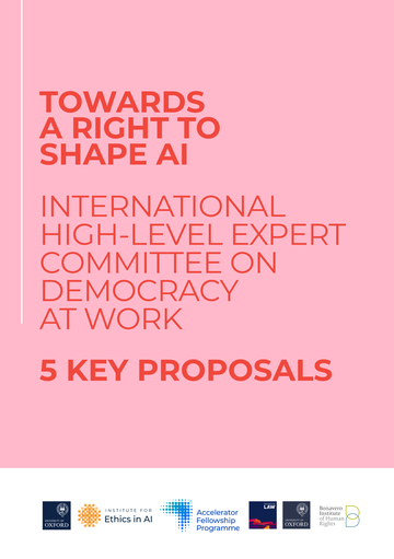 Toward a Right to Shape AI Toward a Right to Shape AI