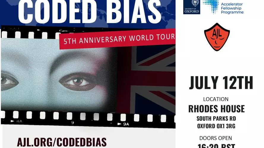 coded bias July 12 Oxford 